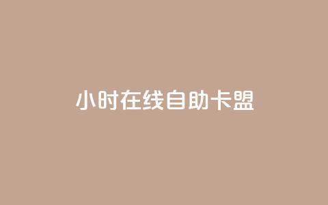 24小时在线自助卡盟 - 全天候自助卡盟服务随时在线畅享。 第1张