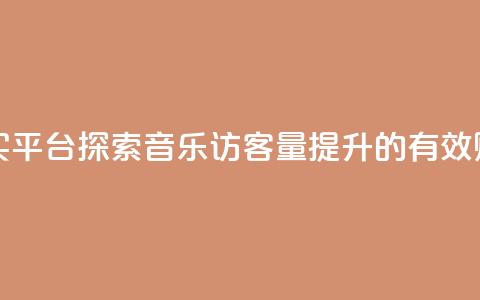 qq音乐访客量购买平台 - 探索QQ音乐访客量提升的有效购买平台。 第1张