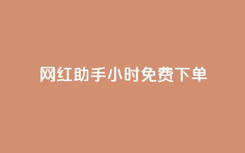 网红助手24小时免费下单 - 玩酷网络自助下单 第1张 网红助手24小时免费下单 - 玩酷网络自助下单 第1张