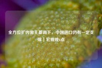 全方位扩内需主基调下，中国进口仍有一定支撑｜宏观晚6点