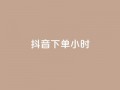 抖音下单24小时,qq云商城24小时在线下单免费 - 卡盟头条粉丝 - 抖音粉丝上不去是什么原因