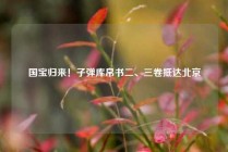 国宝归来！子弹库帛书二、三卷抵达北京