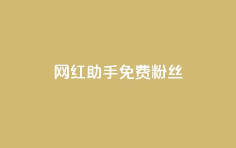 网红助手免费粉丝,抖音快速增长粉丝的软件 - dy低价下单平台闪电 快手抖音点赞链接  第1张