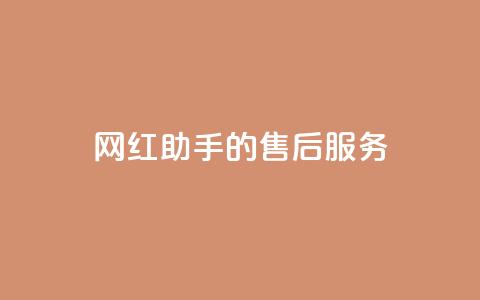 网红助手的售后服务,qq空间访问10人怎么弄 - 全网24小时自助下单网站在线 qq空间免费点赞赞  第1张