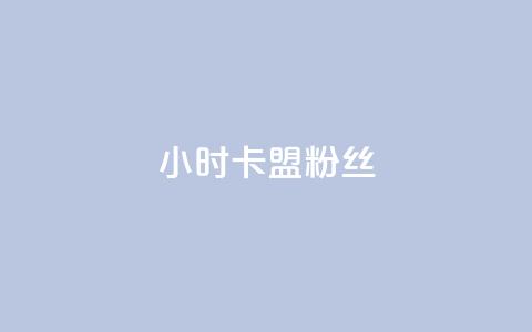 24小时卡盟粉丝 - dy快速点赞  第1张