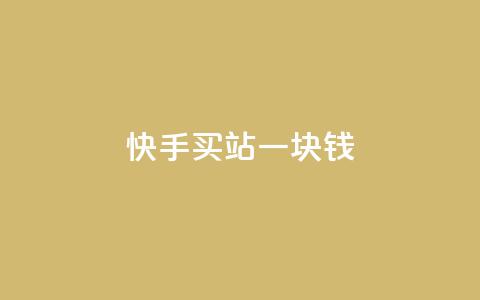 快手买站一块钱100,快手免费网站 - 抖音攒攒平台 B站卡盟24小时平台入口  第1张