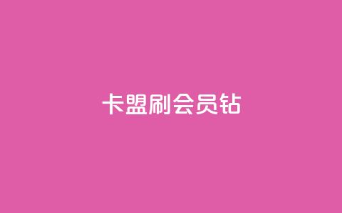 卡盟刷QQ会员钻,快手流量推广网站 - 1元开永久qq会员网站卡盟 抖音点赞关注日薪300  第1张