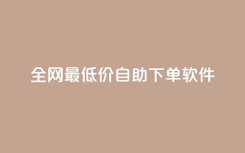 全网最低价自助下单软件,qq下单平台全网最低价 - 拼多多免费助力工具无限制 拼多多小刀测试视频  第1张