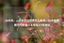 QQ会员，qq会员自动续费怎么取消，QQ会员的魅力与价值亿乐社区SUP货源站