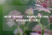 A股又现“精准减持”？股价飙升后，王子新材、浪莎股份股东忙“出逃”