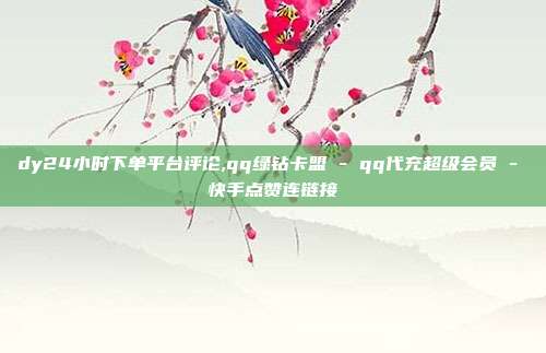 dy24小时下单平台评论,qq绿钻卡盟 - qq代充超级会员 快手点赞连链接  第1张